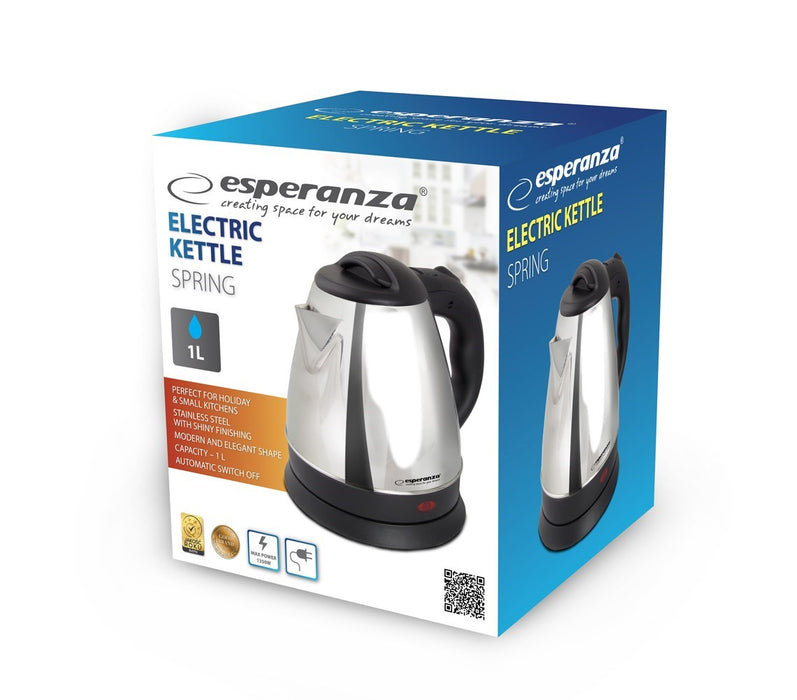Esperanza EKK116S Electric kettle 1 L 1350 W Silver