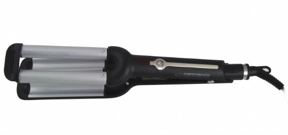 Esperanza EBL013 hair styling tool Curling iron Black, Silver 55 W 1.8 m