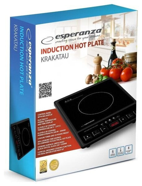 Esperanza EKH011 hob Black Countertop Zone induction hob 1 zone(s)