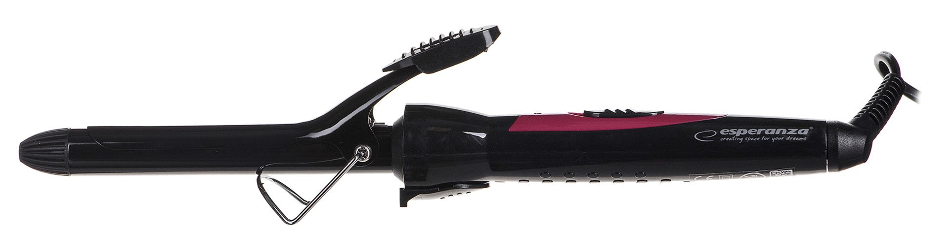 Esperanza EBL004 hair styling tool Curling iron Black 1.7 m 25 W