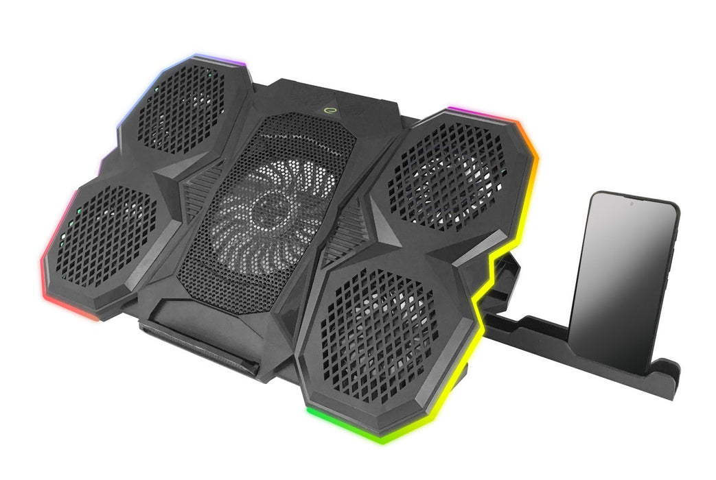 Esperanza EGC107 notebook cooling pad 2600 RPM Black
