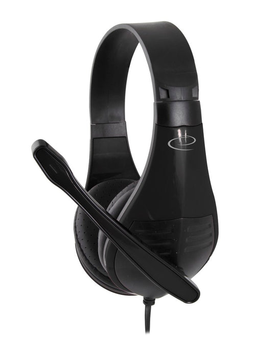 Headphones with Microphone Esperanza EH209K Black