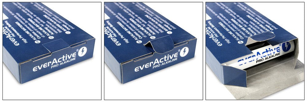Alkaline batteries everActive Pro Alkaline LR03 AAA - shrink pack - 10 pieces