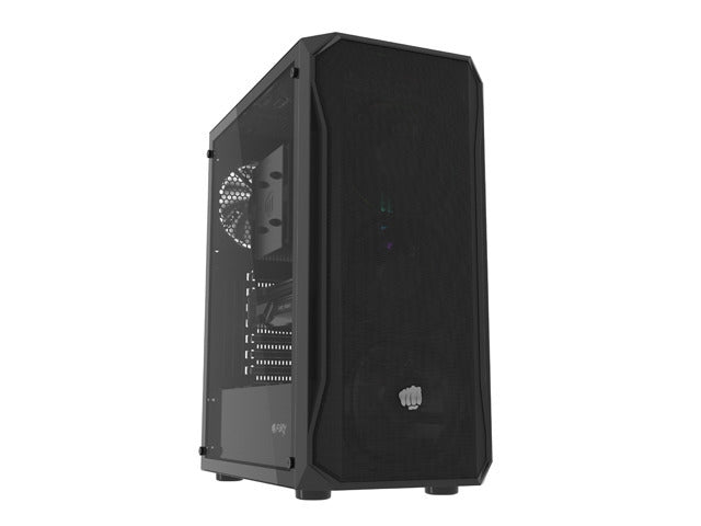 Fury PC Case Shobo SH4 Midi Tower, Window, Black