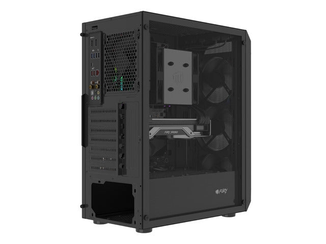 Fury PC Case Shobo SH4 Midi Tower, Window, Black