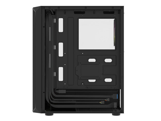 Fury PC Case Shobo SH4 RGB Midi Tower, Window, Black