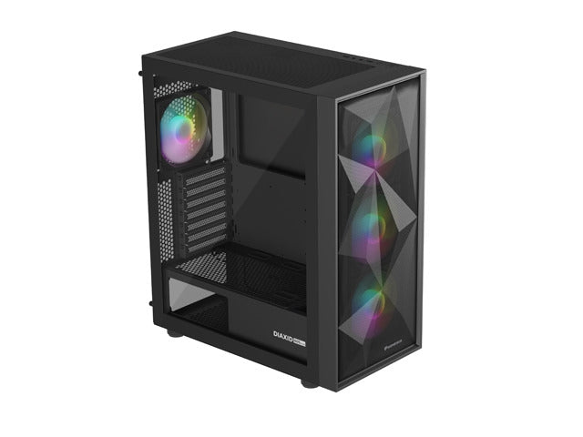 Genesis PC Case DIAXID 605 RGB Mini Tower Window, Black