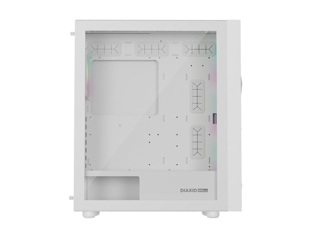 Genesis PC Case DIAXID 605 RGB Mini Tower Window, White