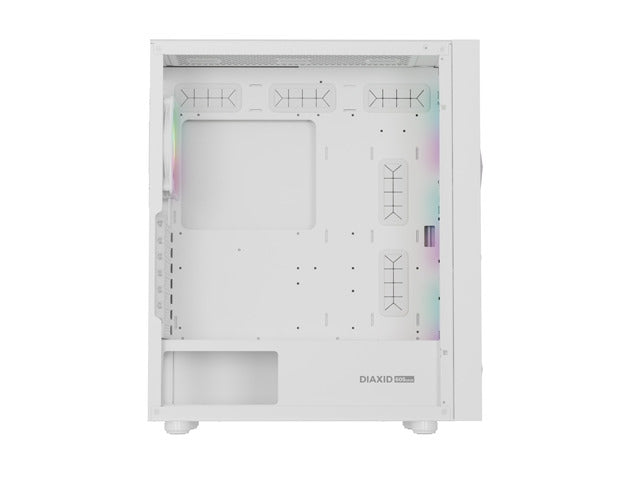 Genesis PC Case DIAXID 605 RGB Mini Tower Window, White