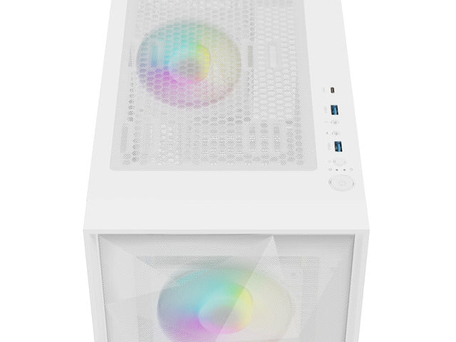 Genesis PC Case DIAXID 605 RGB Mini Tower Window, White