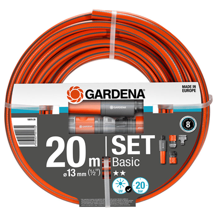 HOSE SET 20M 1/2" BASIC GARDENA 18970-29