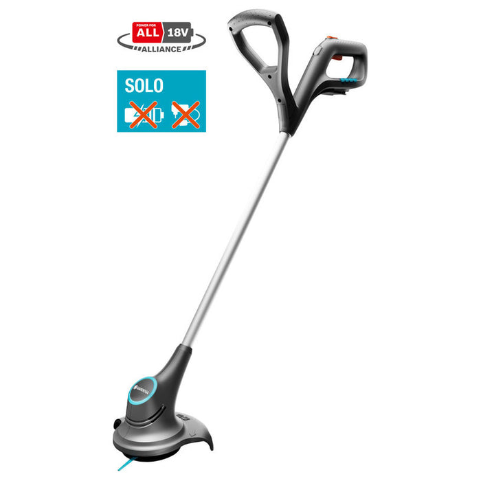 BATTERY TRIMMER GARDENA SMALLCUT 23/18 P4A 18 V, WITHOUT BATTERY AND CHARGER, CUTTING WIDTH 23.00 cm