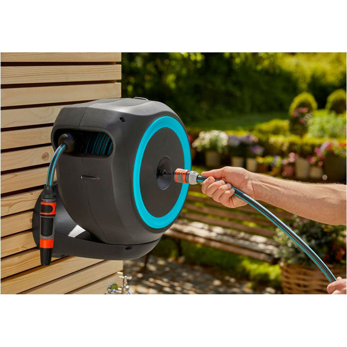 WALL BOX WITH HOSE ROLLUP S 1/2" 15M GARDENA 18600-20