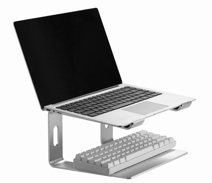 Gembird NBS-D1-01 laptop stand Aluminium, Silver 39.6 cm (15.6")