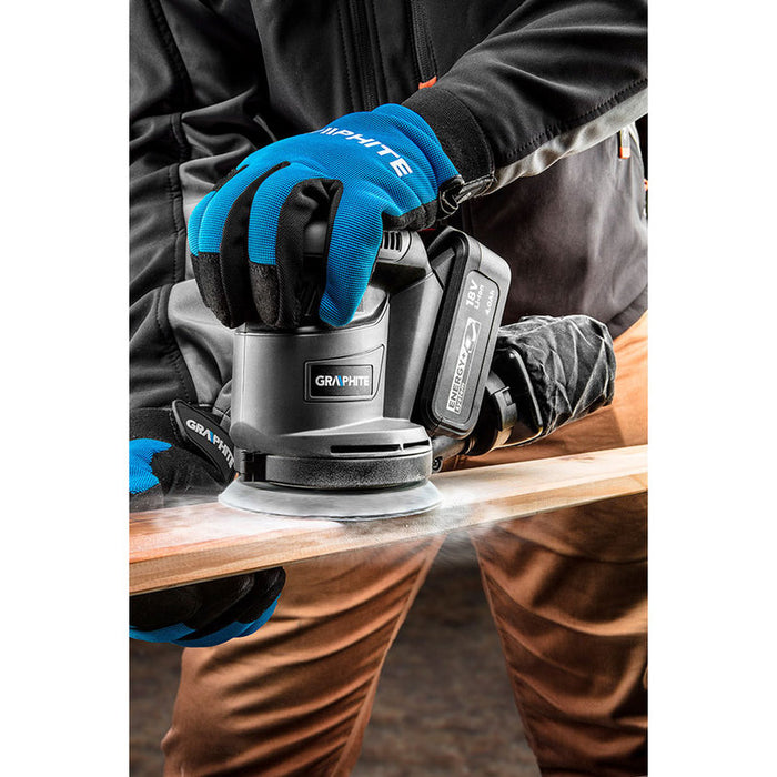 RECORDLESS ECCENTRIC GRINDER GRAPHITE 58G014 SOLO 125 mm