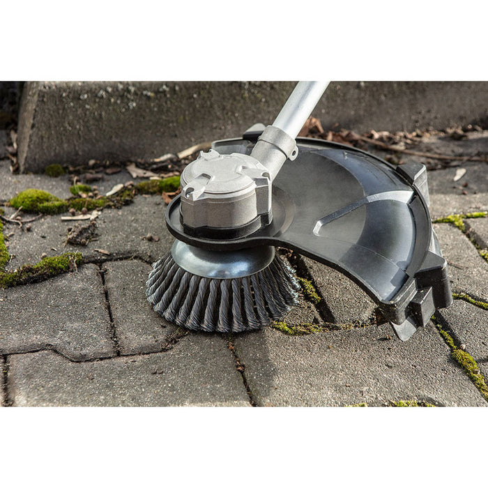 GRAPHITE STEEL MOTORCYCLE HAIR BRUSH