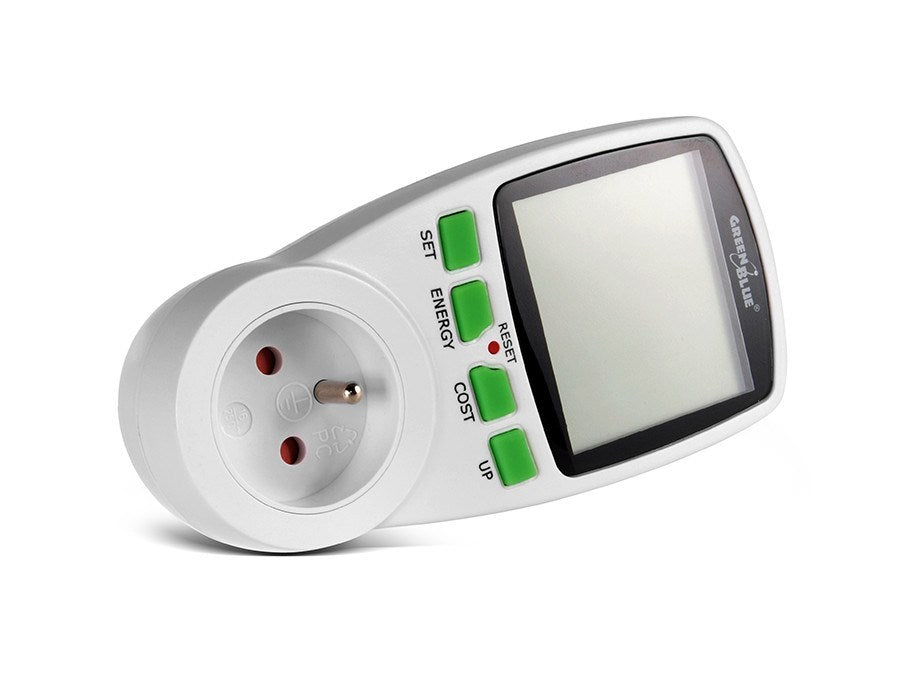 Greenblue GB202 wattmeter White 0 - 9999 W Built-in display LCD