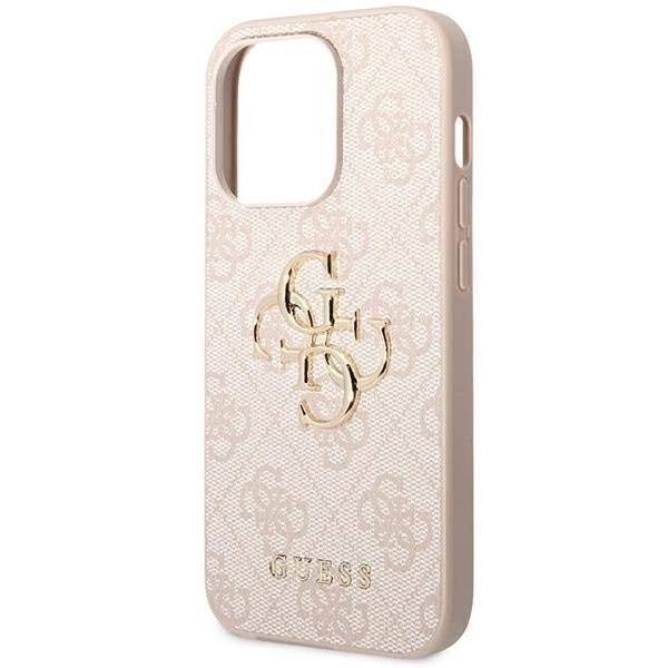 Guess GUHCP14X4GMGPI iPhone 14 Pro Max 6.7&quot; pink/pink hardcase 4G Big Metal Logo