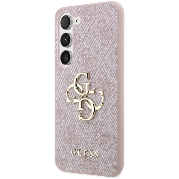 Guess 4G Big Metal Logo case for Samsung Galaxy S24 - pink