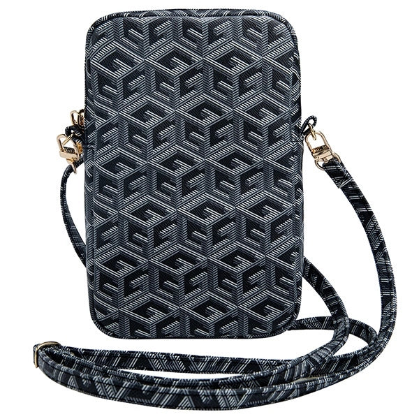 Guess Zip GCube Bottom Stripe phone bag - black