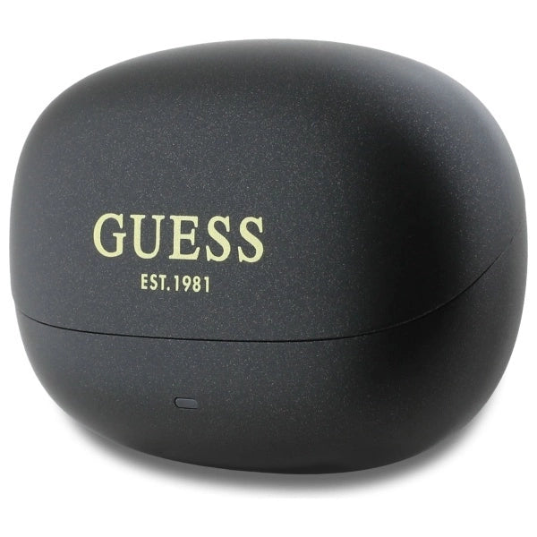Guess Bluetooth headphones GUTWST88MCTGK TWS + docking station black/black Capsule Printed Logo