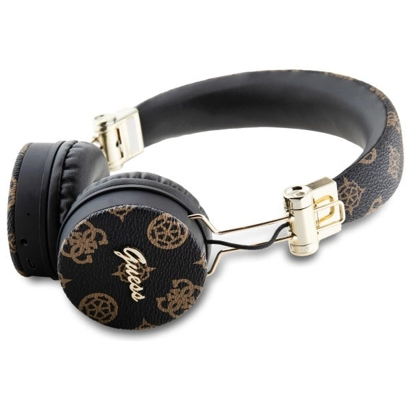 Guess Bluetooth ENC GUBH70EPOSMK on-ear headphones black/black Peony Script Round Shape