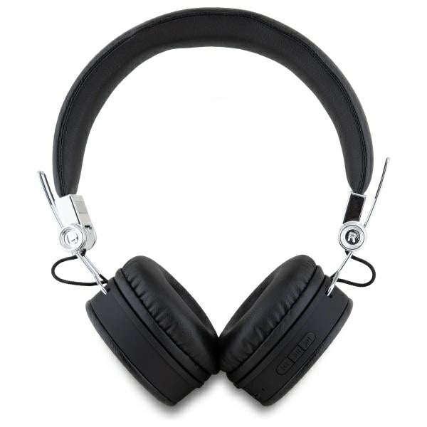 Guess Bluetooth ENC GUBH70PGTSPSK on-ear headphones black/black Grained Classic Round Shape