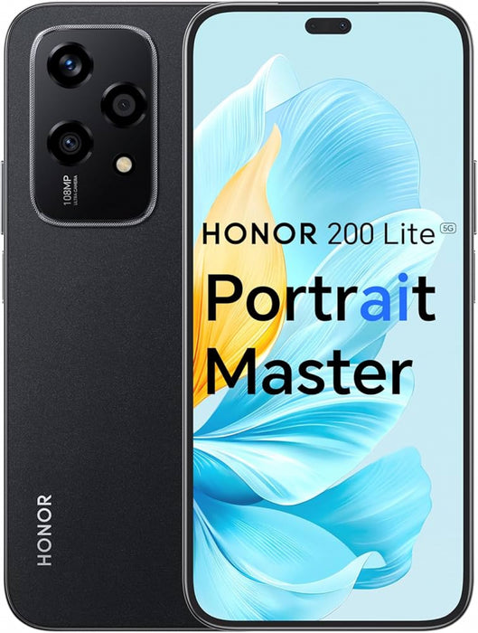 Smartphone HONOR 200 Lite 5G 8/256GB Midnight Black