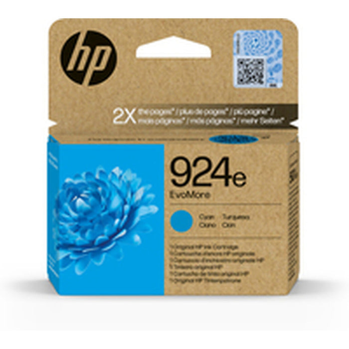 HP 924e EvoMore Cyan Original Ink Cartridge