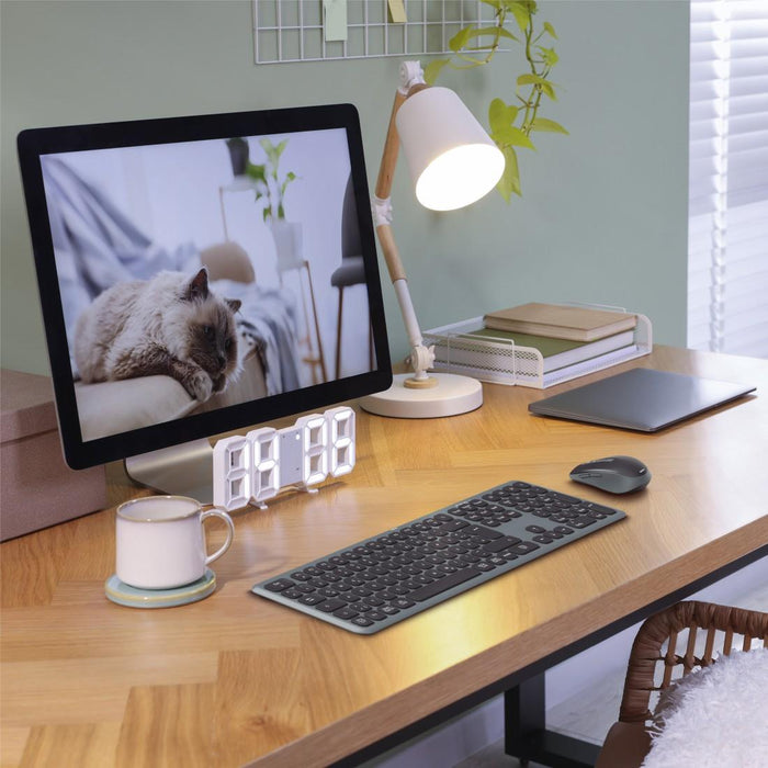 HAMA Wireless keyboard and mouse set WKM-550, black, AI button