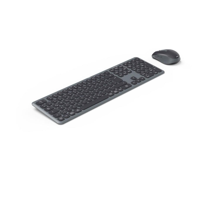 HAMA Wireless keyboard and mouse set WKM-550, black, AI button