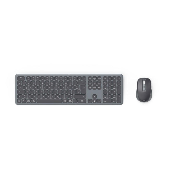 HAMA Wireless keyboard and mouse set WKM-550, black, AI button
