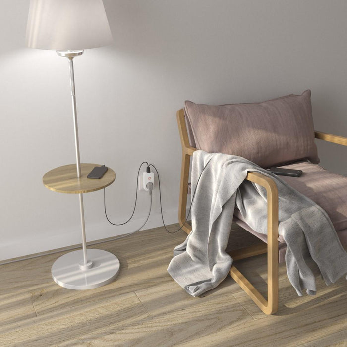 HAMA Smart WiFi socket, 2 USB ports, 2300 W, 10 A, HAMA-176612