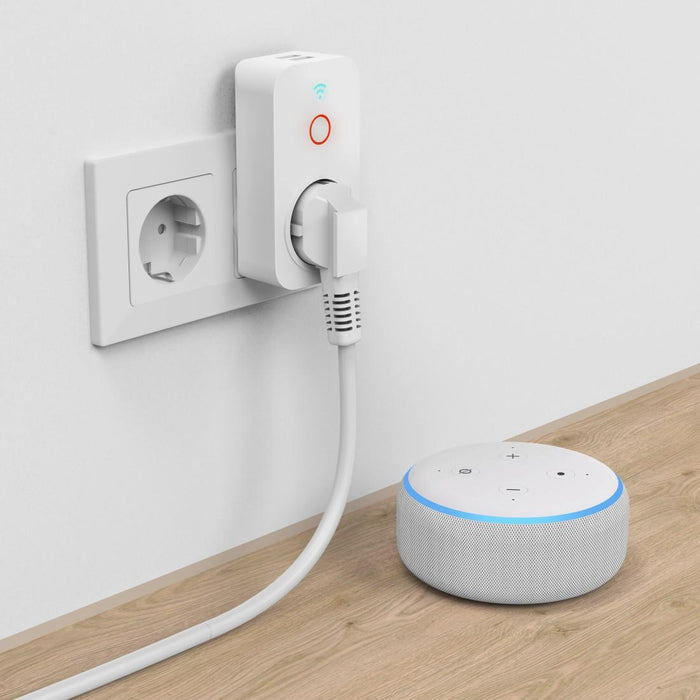 HAMA Smart WiFi socket, 2 USB ports, 2300 W, 10 A, HAMA-176612