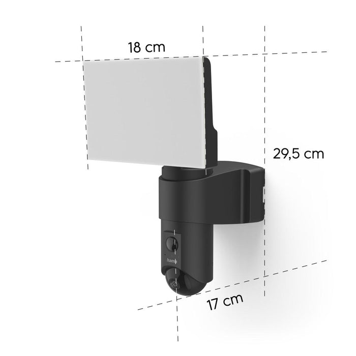HAMA Surveillance Camera, Outdoor, Lighting, Motion Sensor, WLAN