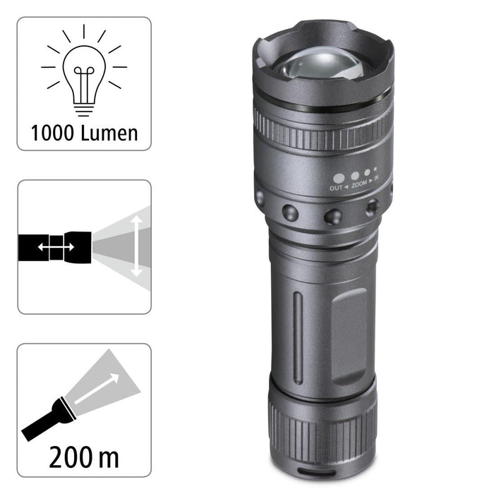 LED Flashlight HAMA "Ultra Pro", 1000 lm, 185801