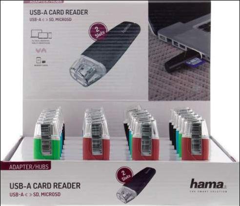 HAMA card reader, USB 2.0, 200132