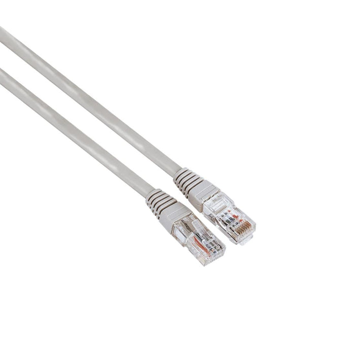 Network cable HAMA, CAT 5e, FTP/UTP, RJ-45 - RJ-45, 10 m, shielded, Gray, bulk packaging