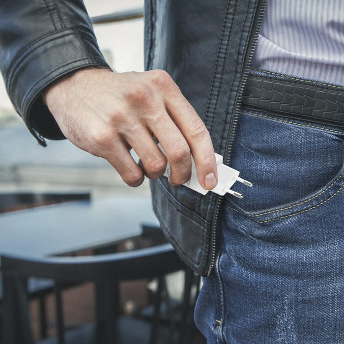 Зарядно устройство Hama 201643 100-240V PD/QC/GaN 65W 1xUSB-C 1xUSB-A