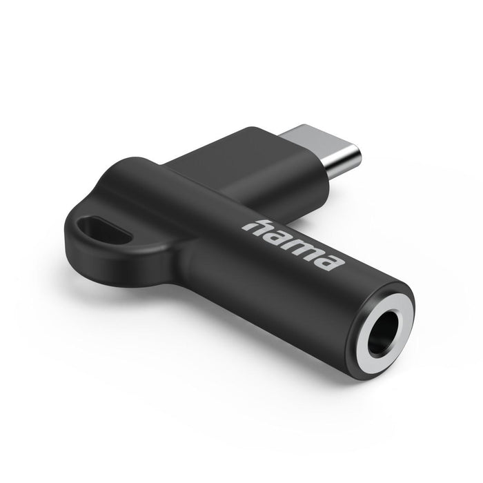 Hama adapter, USB-C - 3.5 mm jack, Aux, 90°, 201701