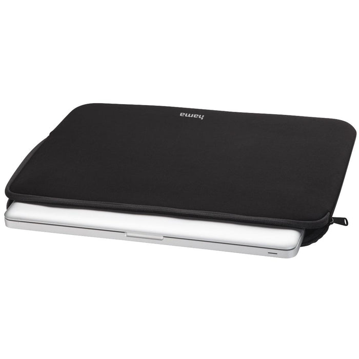 HAMA Neoprene Laptop Case, Up to 44 cm (17.3"), Black