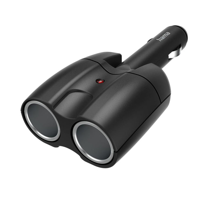 HAMA Splitter 1:2 for car cigarette lighter, 180 °, 12 V, 223403