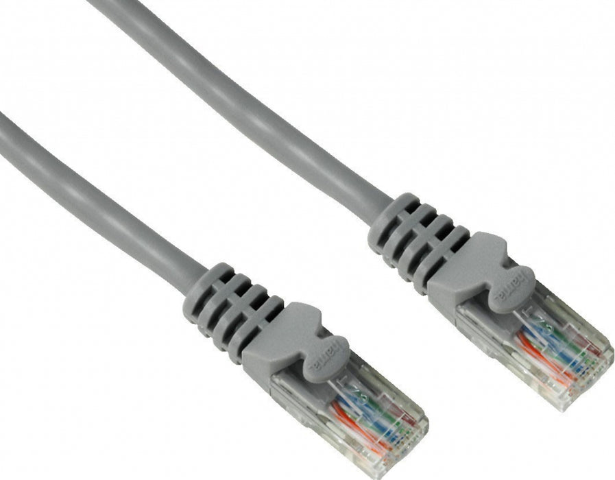 Cable HAMA 46741 network patch cable cat.5e, 1.5m, UTP, gray