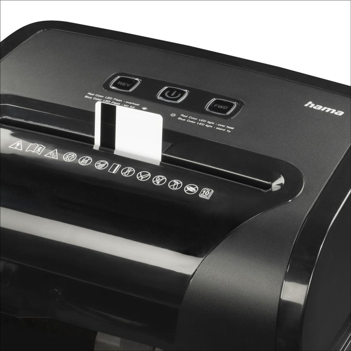 Hama shredder "Premium M10+", security level P5 T5 E4, 50549