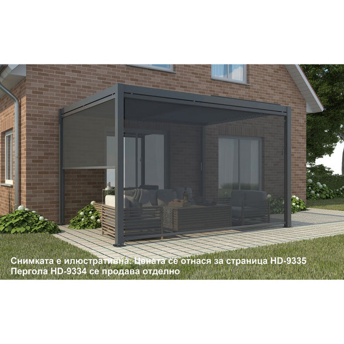 PAGE-UMBRELLA FOR GARDEN PERGOLA 270X218CM HD HD-9335