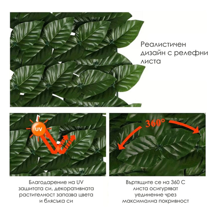 ARTIFICIAL LANDSCAPING IVY 150X300CM HD HD-10387