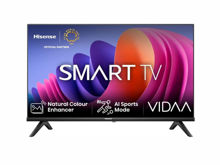 Hisense 32" A4N, HD 1366x768,3000:1, DLED, HLG, DTS Virtual X, Smart TV, WiFi, WiFi Direct, BT, VIDAA U7,Anyview Cast, 2xHDMI, 2xUSB, LAN, CI+, DVB-T2/C/S2, Black