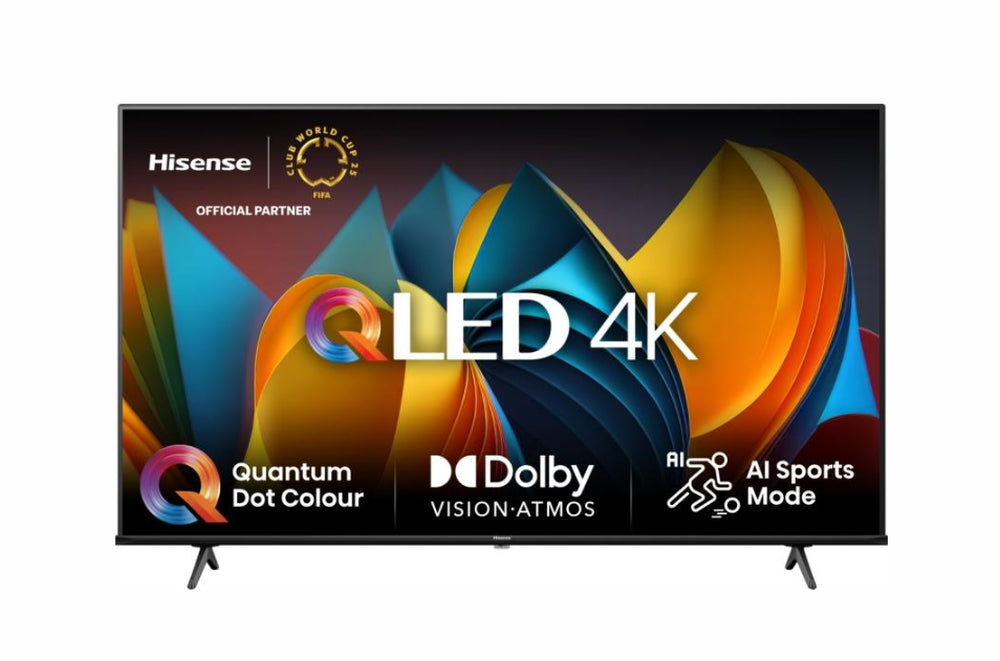 Hisense 50" E7NQ, 4K Ultra HD 3840x2160, QLED, Quantum Dot, HDR 10+, HLG, Dolby Vision, DTS Virtual X, Smart TV, WiFi, Light Sensor, BT, Anyview Cast, 3xHDMI, 2xUSB, LAN, CI+, DVB-T2/C/S2, Black