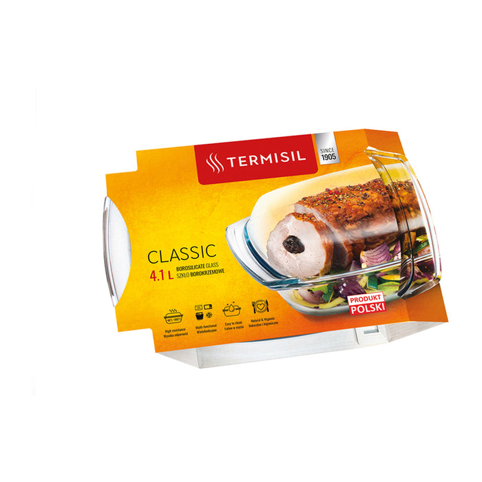 GLASS TRAY WITH LID 4.1 L HORECANO PENSOFAL