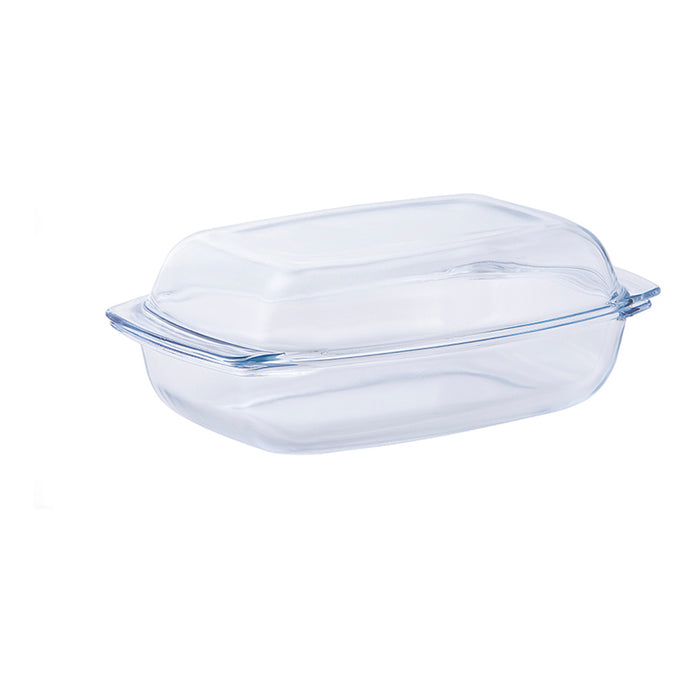 GLASS TRAY WITH LID 4.1 L HORECANO PENSOFAL